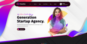 Proactive – Web Design Agency WordPress Theme