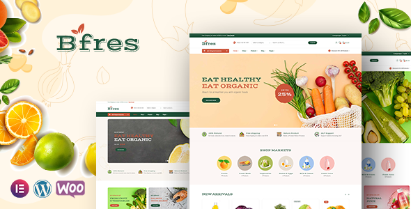 Bfres – Organic Food WooCommerce eCommerce Theme