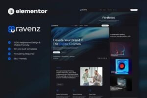 Ravenz – Creative Digital Agency Elementor Template Kit