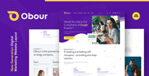 Obour – Digital Marketing Agency WordPress Theme